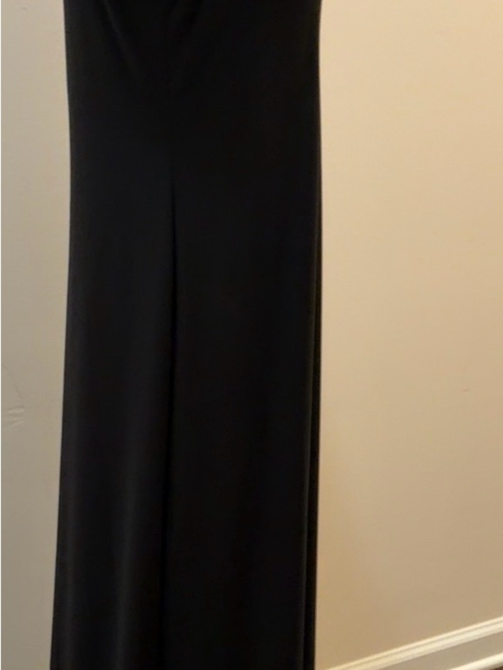 Vince Camuto Petite Black A-line silhouette Keyhole Maxi Dress Sz PM NWT - Picture 4 of 10